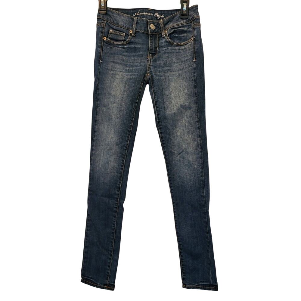American Eagle Jegging Jeans Womens Size 00 Skinny Denim